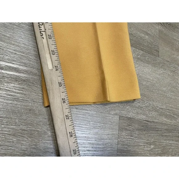 Express Pants Womens Sz 2R Regular Editor Straight Ankle High Rise Yellow - Picture 8 of 8